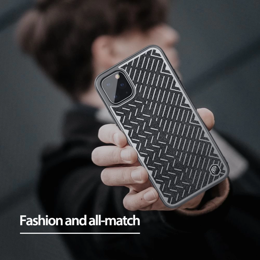 Apple iPhone 11 Pro case black Nillkin Herringbone
