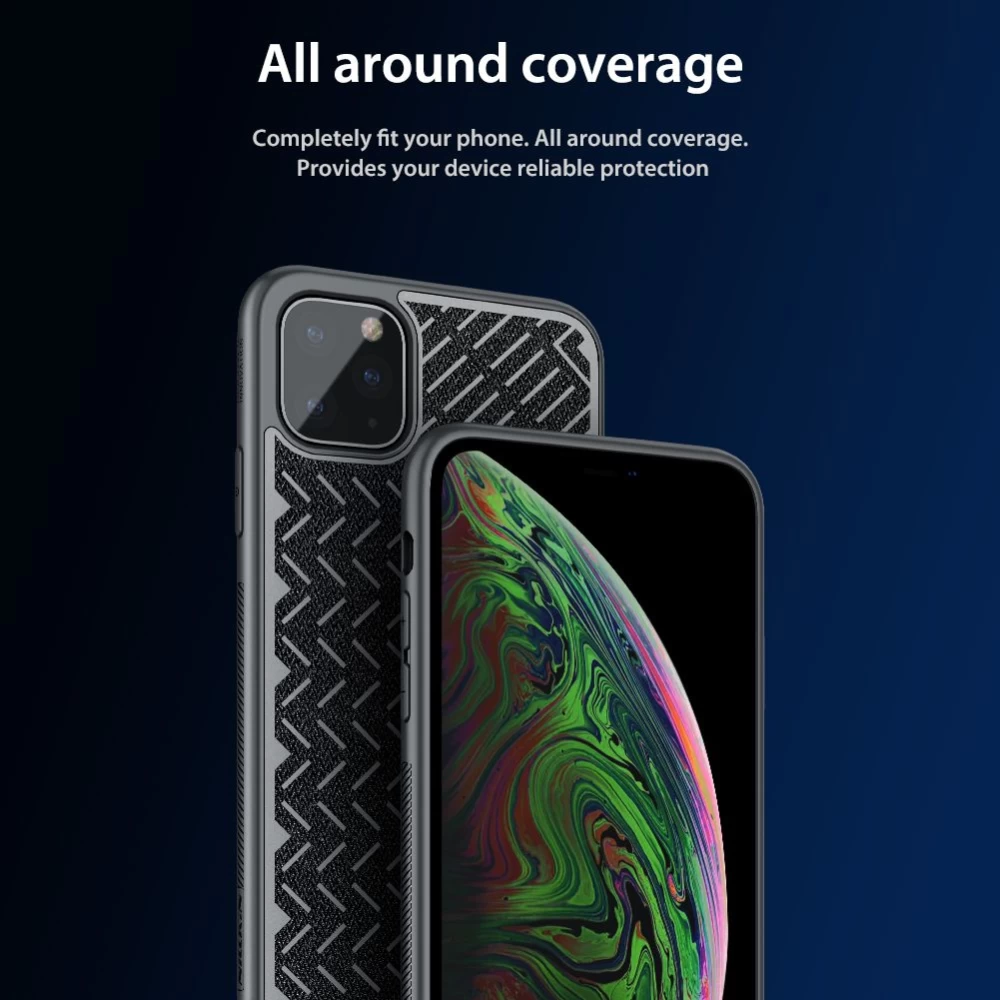 Apple iPhone 11 Pro case black Nillkin Herringbone