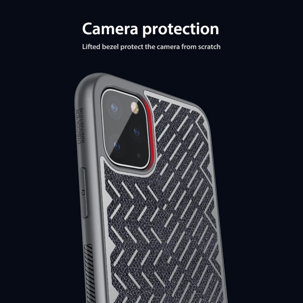 Apple iPhone 11 Pro case black Nillkin Herringbone