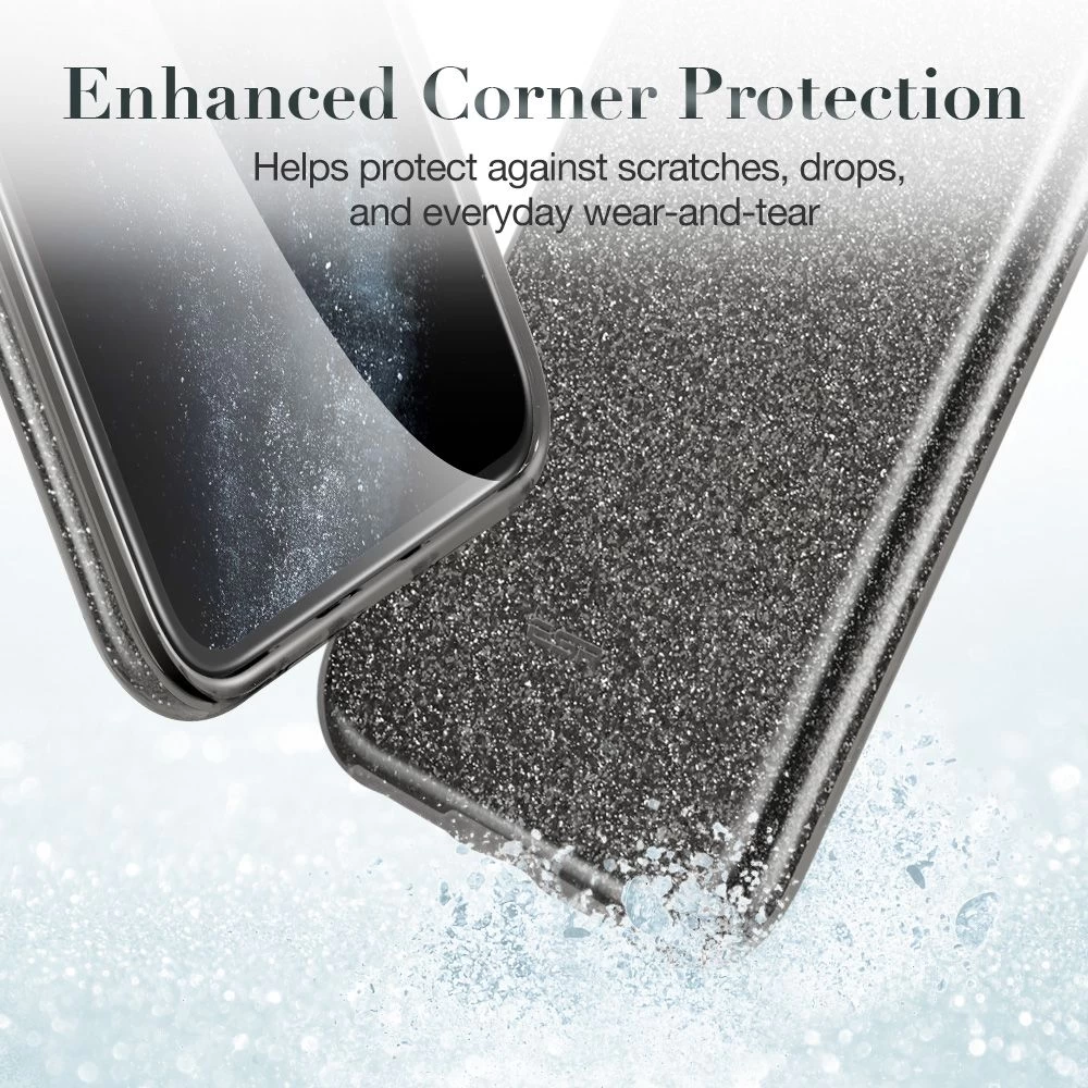 Apple iPhone 11 Pro vāciņš melns ESR Makeup Glitter