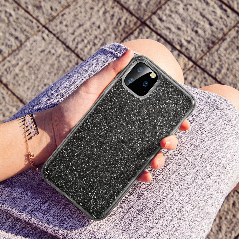 Apple iPhone 11 Pro vāciņš melns ESR Makeup Glitter