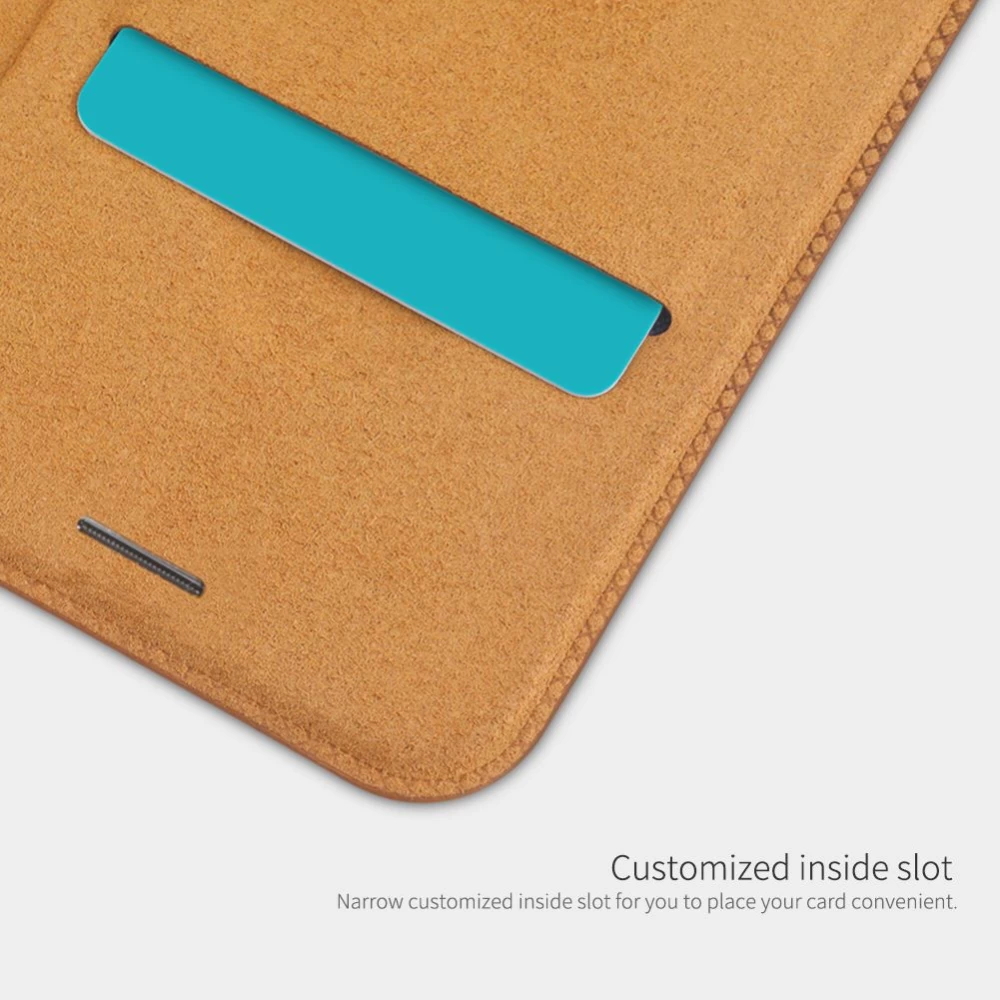 Apple iPhone 11 Pro fodral röd Nillkin Qin Leather