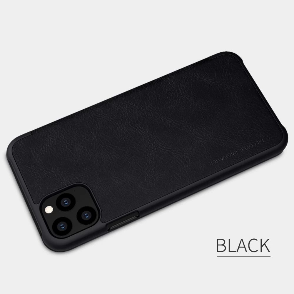 Apple iPhone 11 Pro fodral röd Nillkin Qin Leather