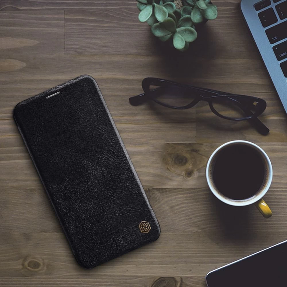 Apple iPhone 11 Pro fodral röd Nillkin Qin Leather