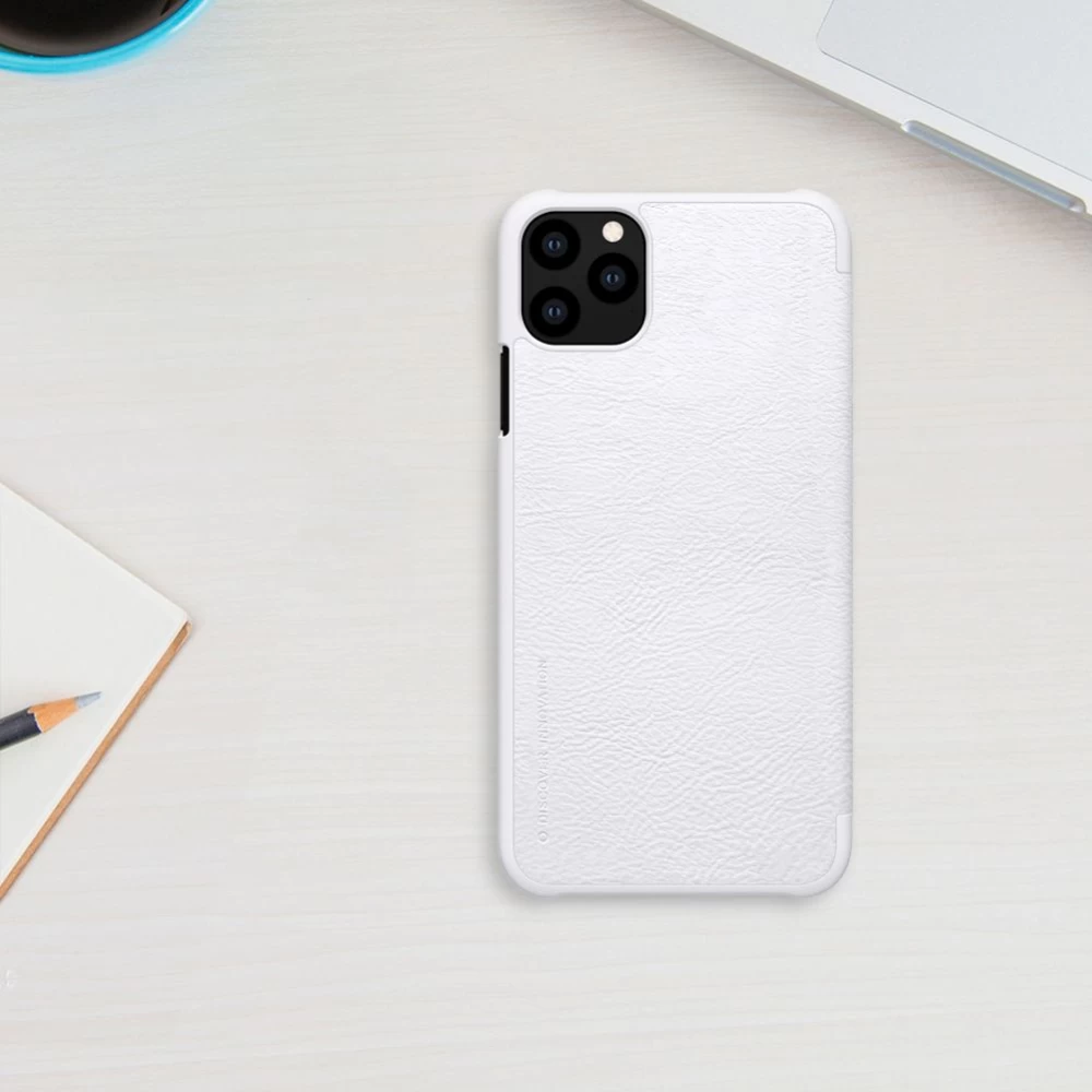 Apple iPhone 11 Pro fodral röd Nillkin Qin Leather