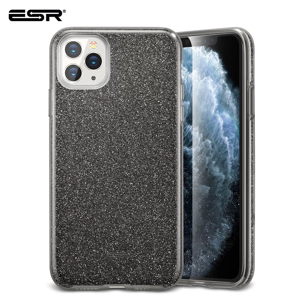 Apple iPhone 11 Pro vāciņš melns ESR Makeup Glitter