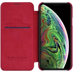 Apple iPhone 11 Pro fodral röd Nillkin Qin Leather 