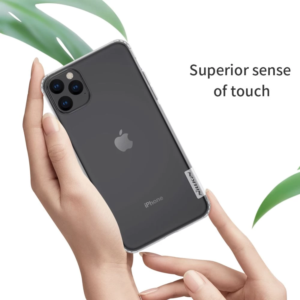 Apple iPhone 11 Pro Max vāciņš caurspīdīgs pelēks Nillkin TPU