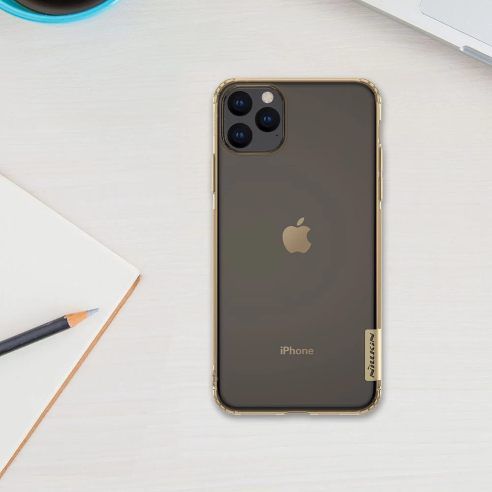 Apple iPhone 11 Pro Max vāciņš caurspīdīgs pelēks Nillkin TPU