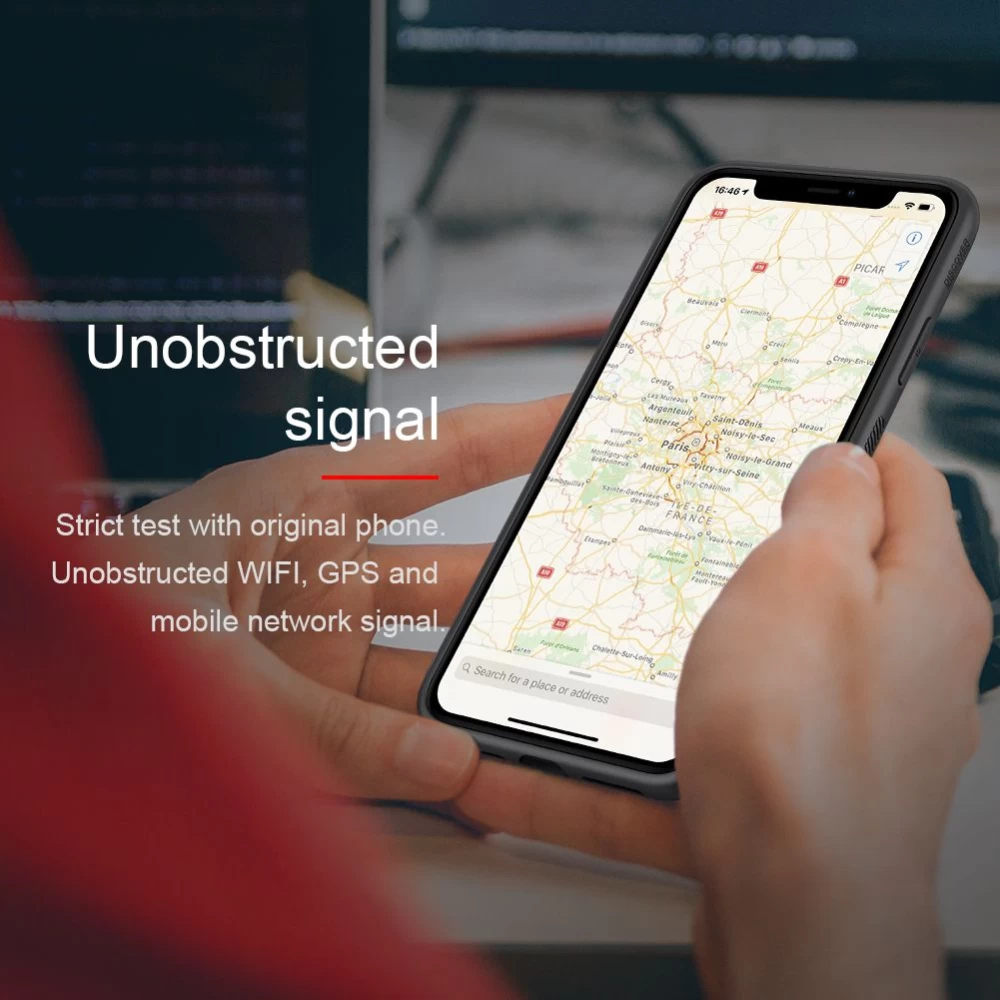 Apple iPhone 11 Pro Max vāciņš melns Nillkin Textured