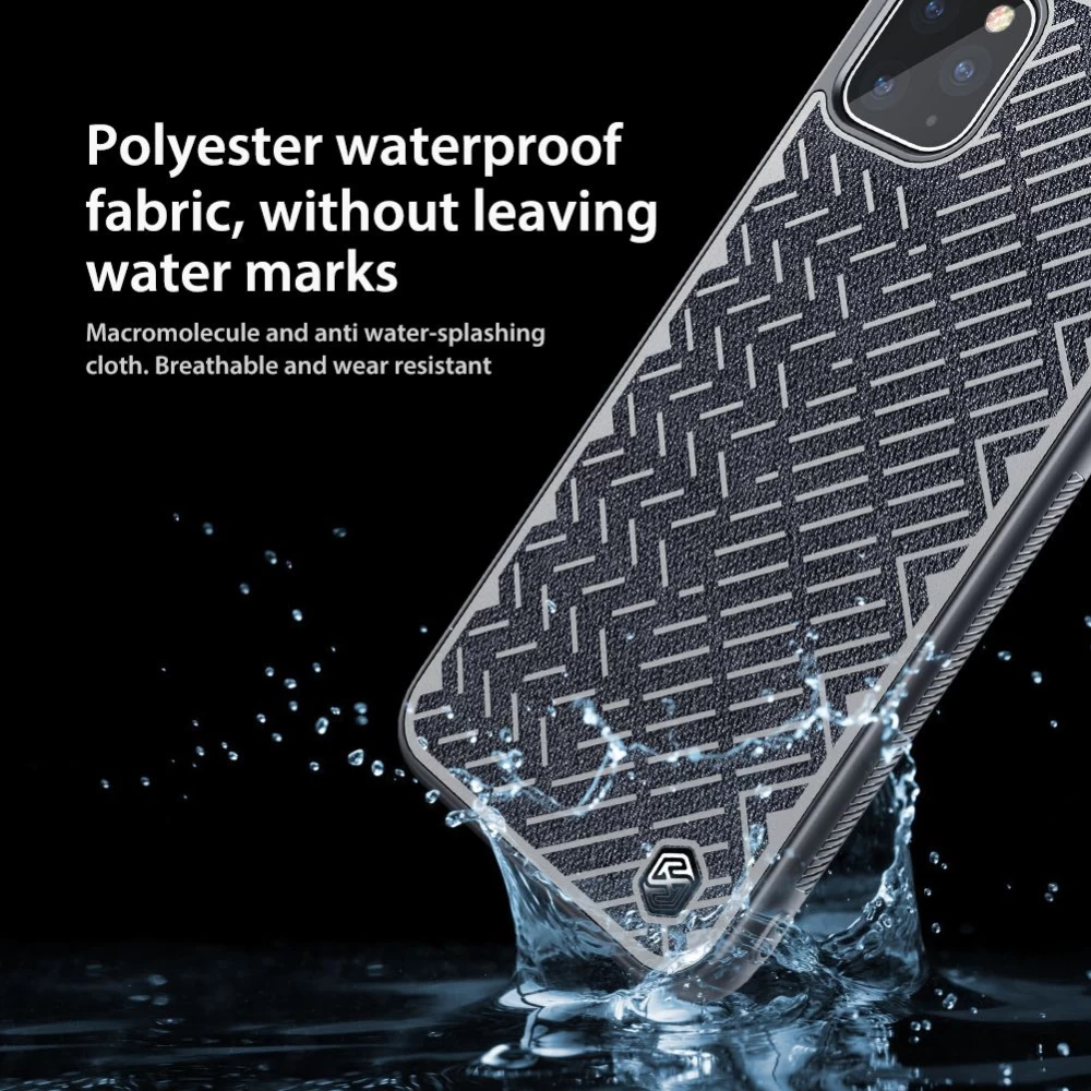 Apple iPhone 11 Pro Max ümbris must Nillkin Herringbone