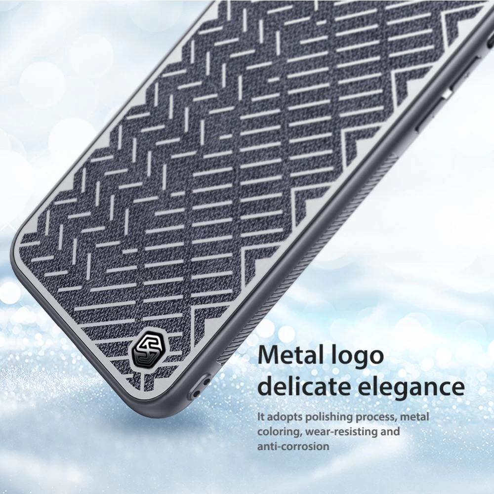 Apple iPhone 11 Pro Max ümbris must Nillkin Herringbone