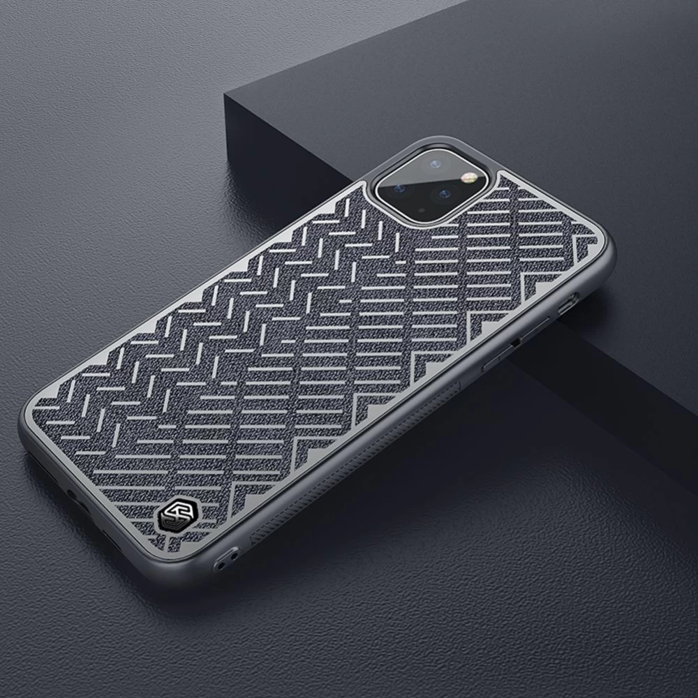 Apple iPhone 11 Pro Max ümbris must Nillkin Herringbone
