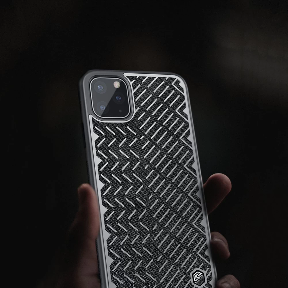 Apple iPhone 11 Pro Max ümbris must Nillkin Herringbone