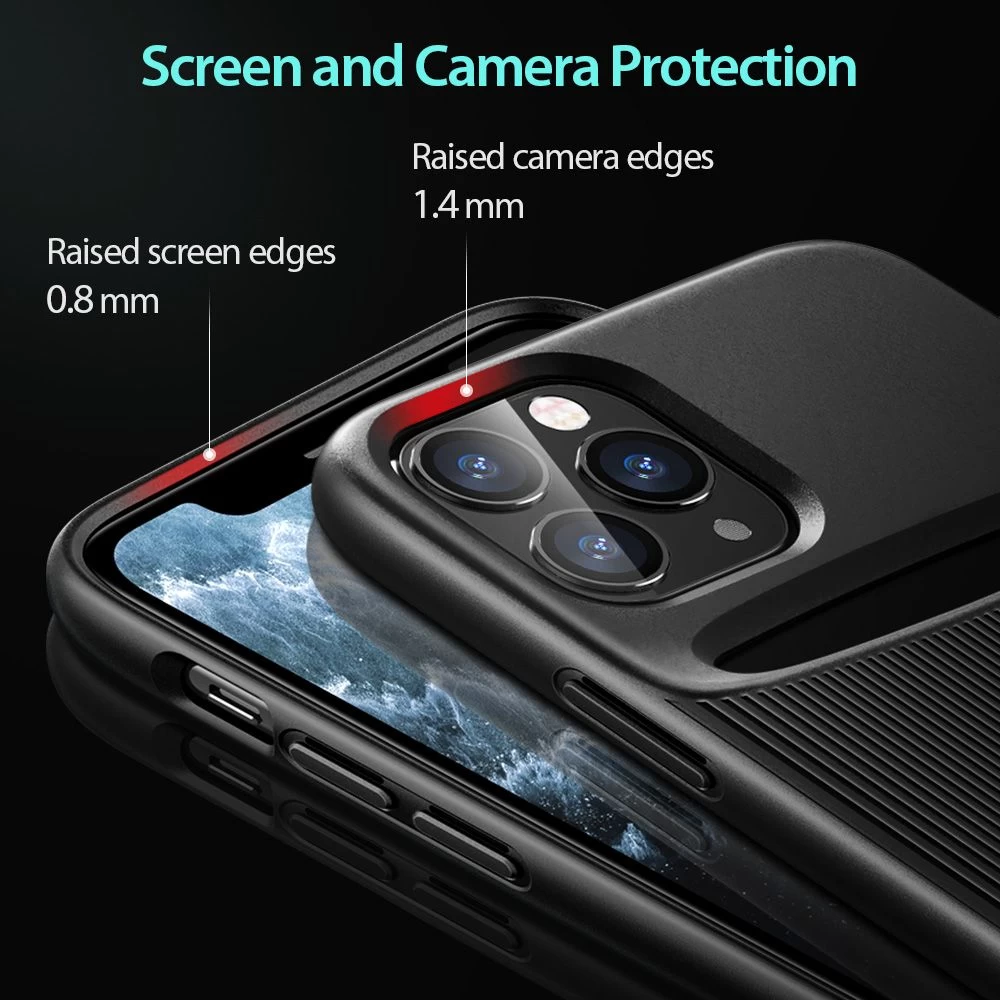 Apple iPhone 11 Pro Max vāciņš melns ESR Wallet Armor