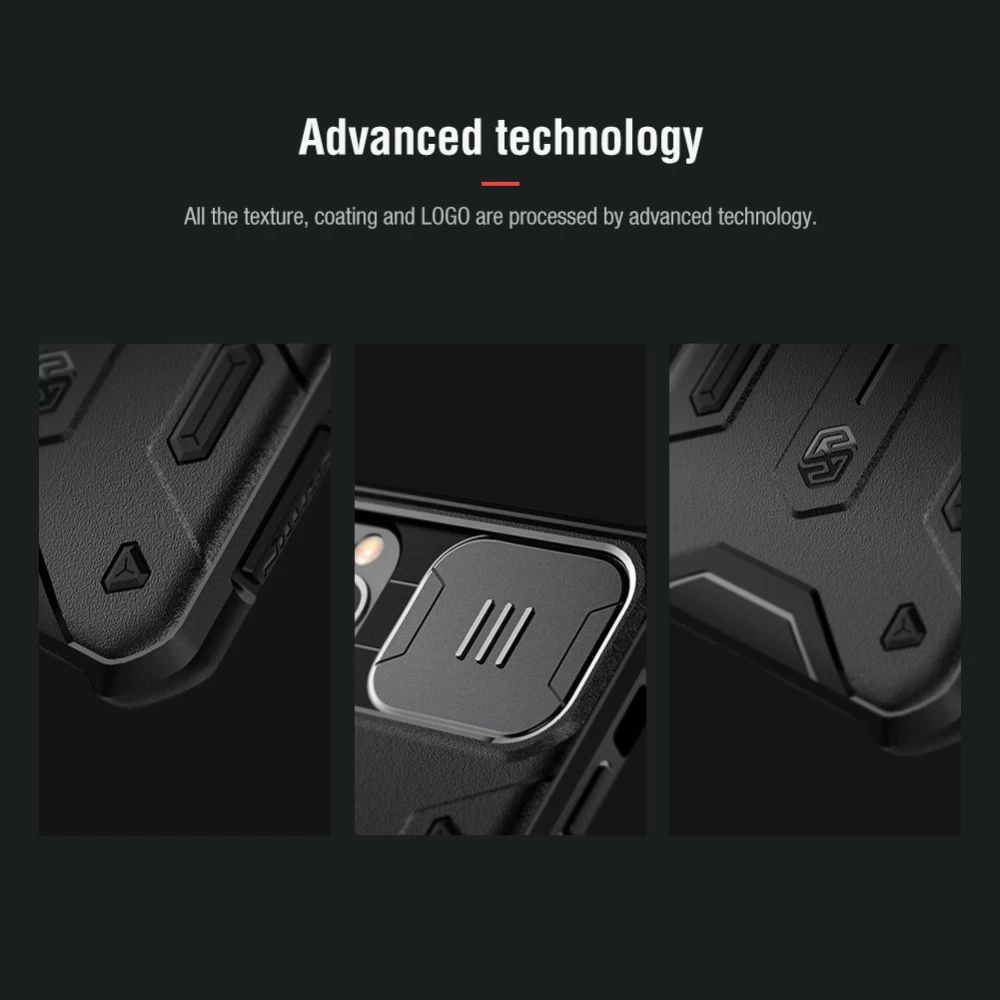 Apple iPhone 11 Pro Max vāciņš melns Nillkin CamShield Armor
