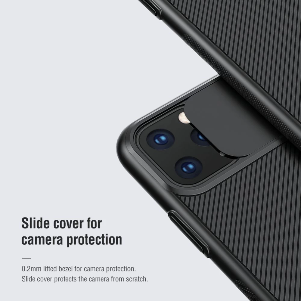 Apple iPhone 11 Pro Max vāciņš rozā Nillkin CamShield