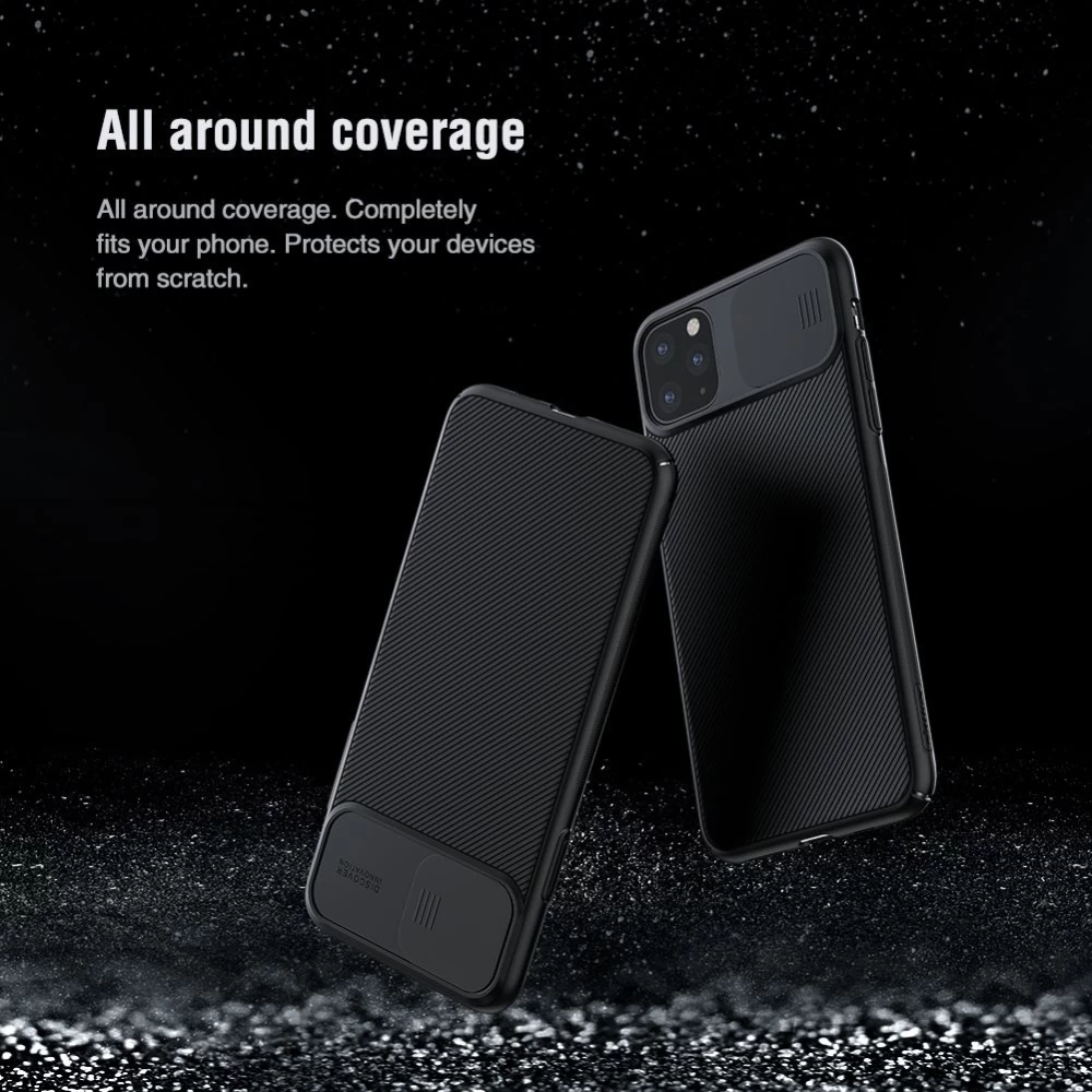 Apple iPhone 11 Pro Max vāciņš rozā Nillkin CamShield