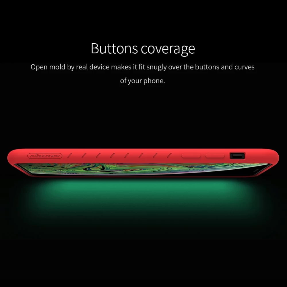 Apple iPhone 11 Pro Max vāciņš sarkans Nillkin Rubber Wrapped