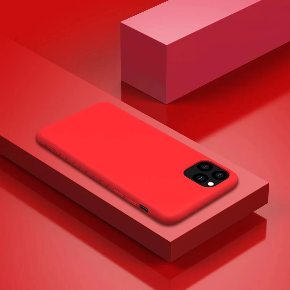 Apple iPhone 11 Pro Max vāciņš sarkans Nillkin Rubber Wrapped