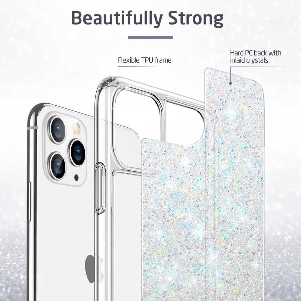 Apple iPhone 11 Pro Max vāciņš sudraba ESR Glamour