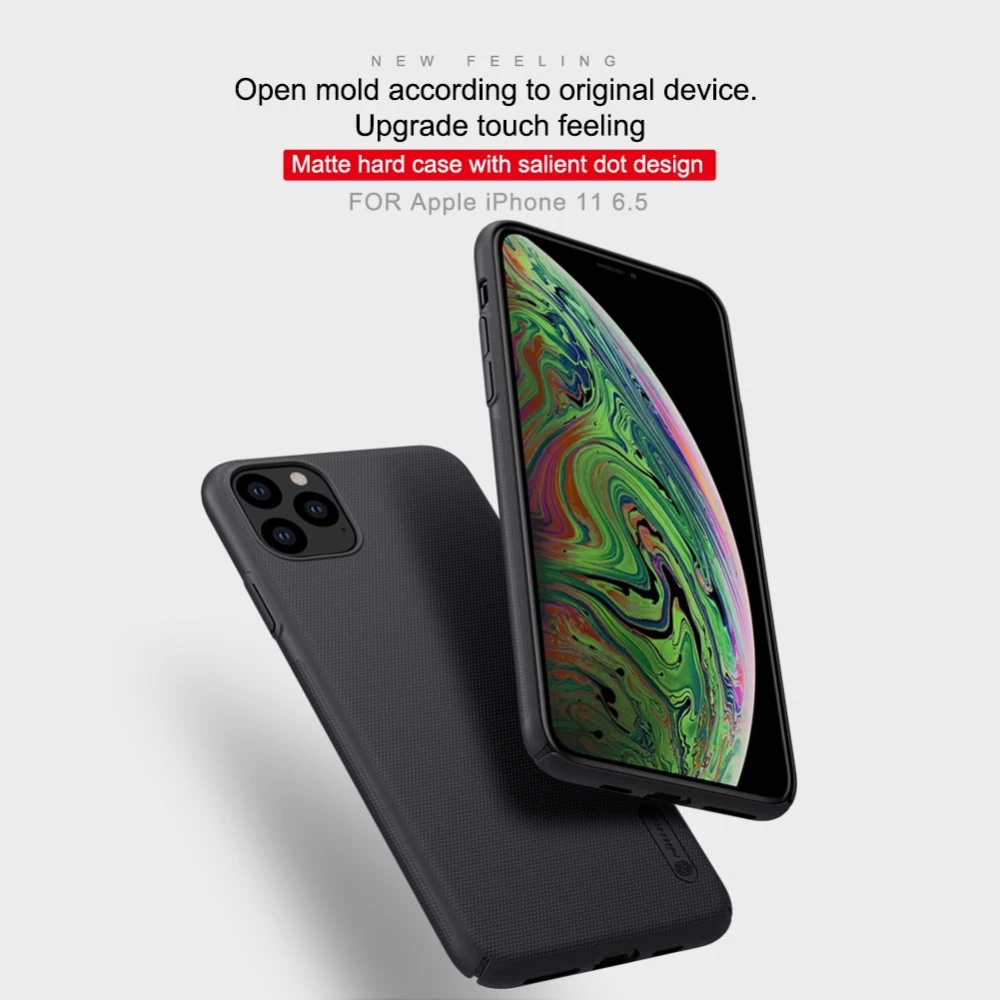 Apple iPhone 11 Pro Max vāciņš zils Nillkin Super Frosted Shield