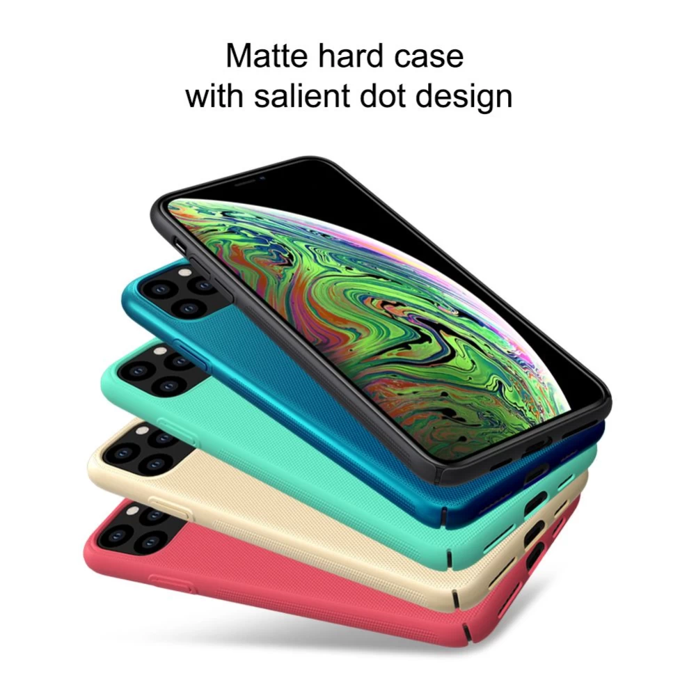 Apple iPhone 11 Pro Max vāciņš zils Nillkin Super Frosted Shield