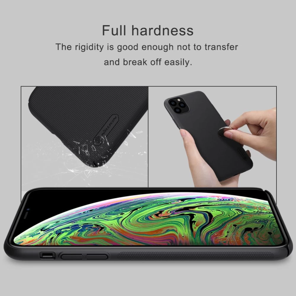 Apple iPhone 11 Pro Max vāciņš zils Nillkin Super Frosted Shield