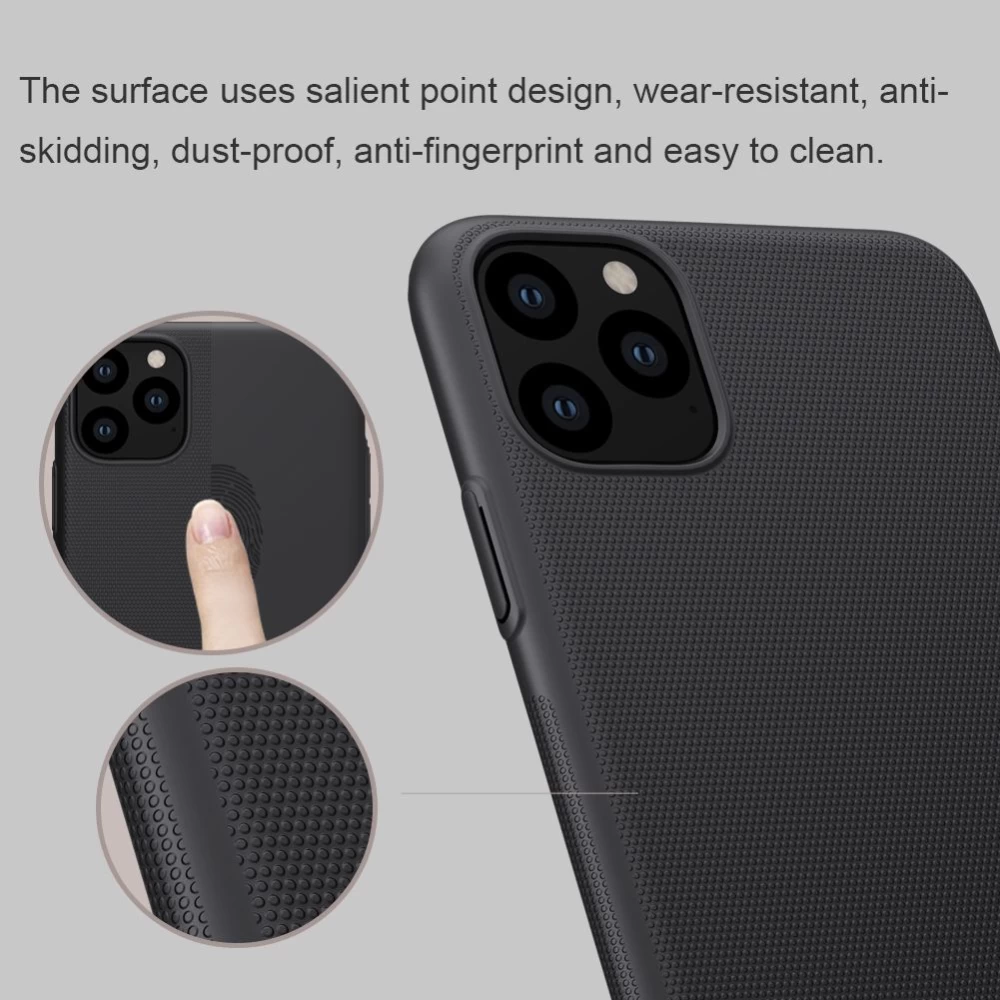 Apple iPhone 11 Pro Max vāciņš zils Nillkin Super Frosted Shield