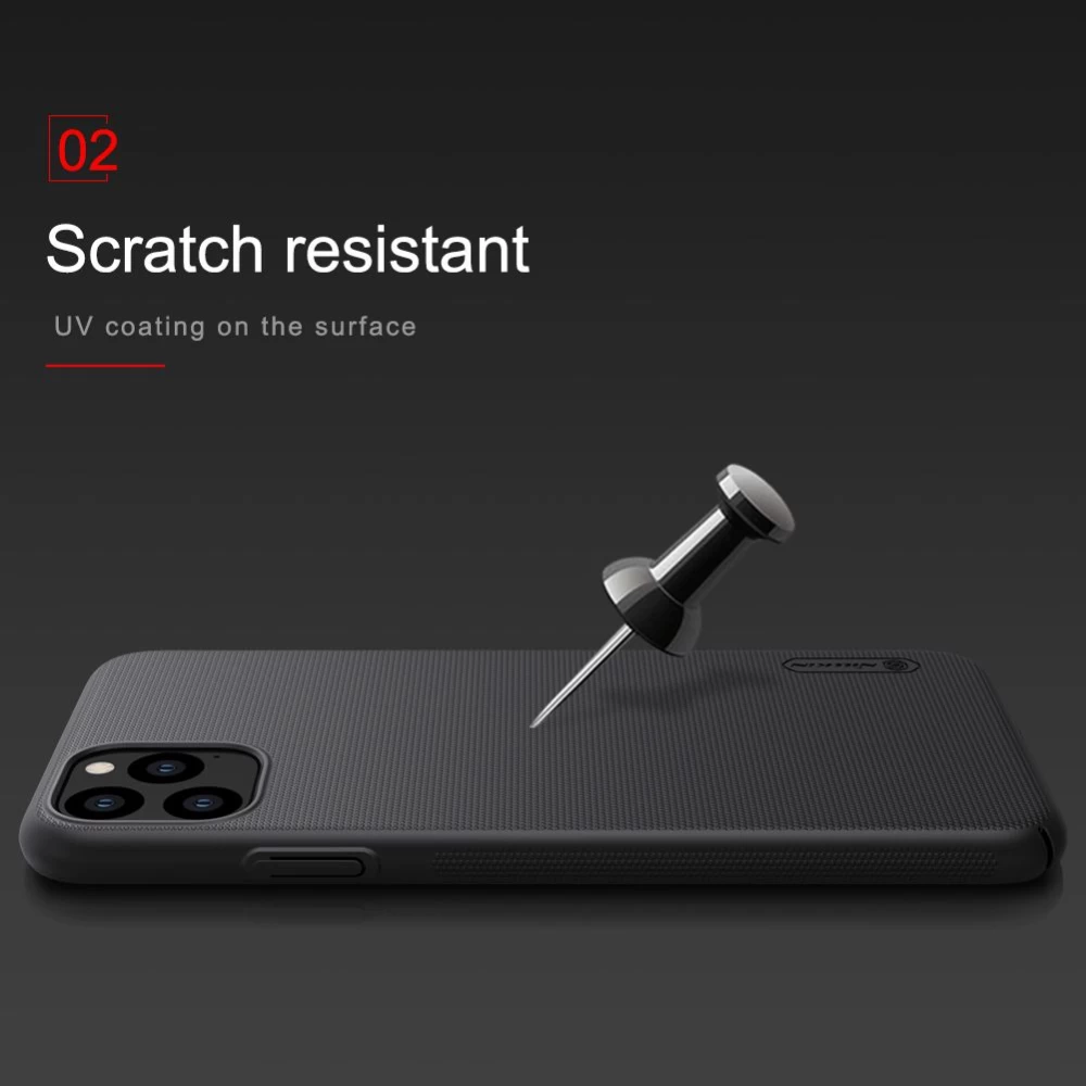 Apple iPhone 11 Pro Max vāciņš zils Nillkin Super Frosted Shield