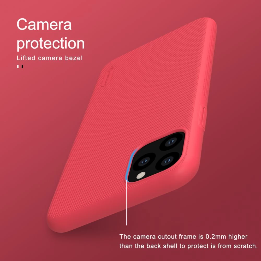 Apple iPhone 11 Pro Max vāciņš zils Nillkin Super Frosted Shield