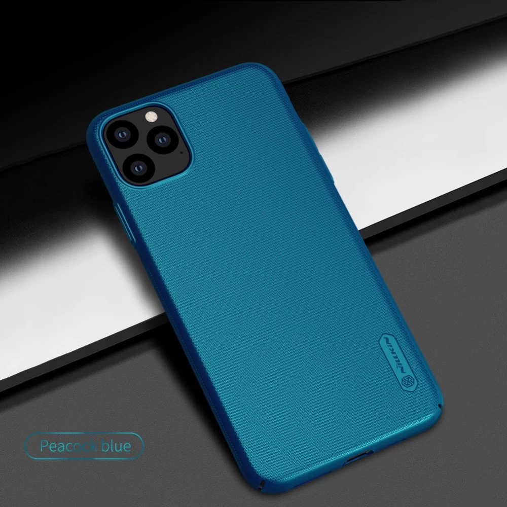 Apple iPhone 11 Pro Max vāciņš zils Nillkin Super Frosted Shield