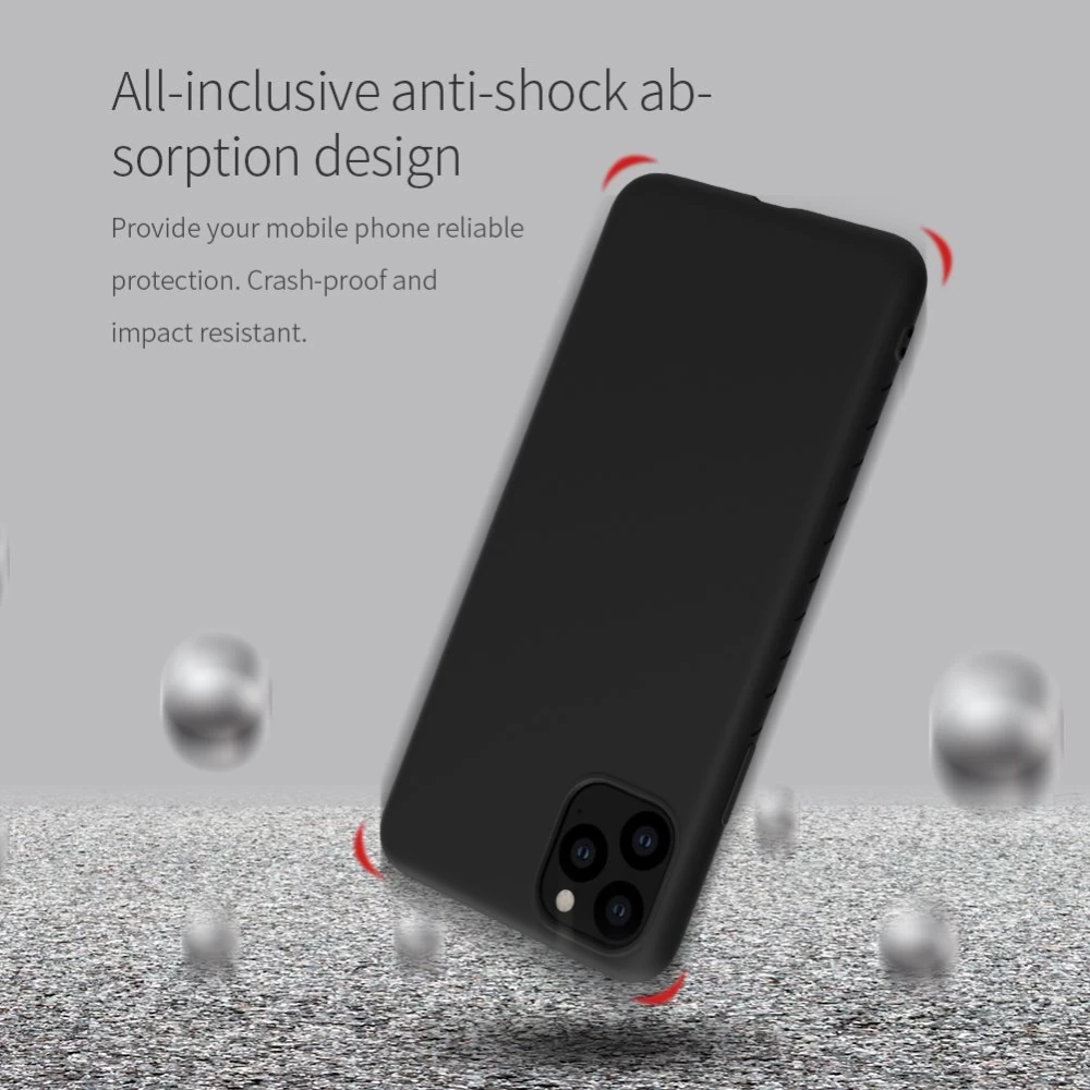 Apple iPhone 11 Pro Max vāciņš zils Nillkin Rubber Wrapped