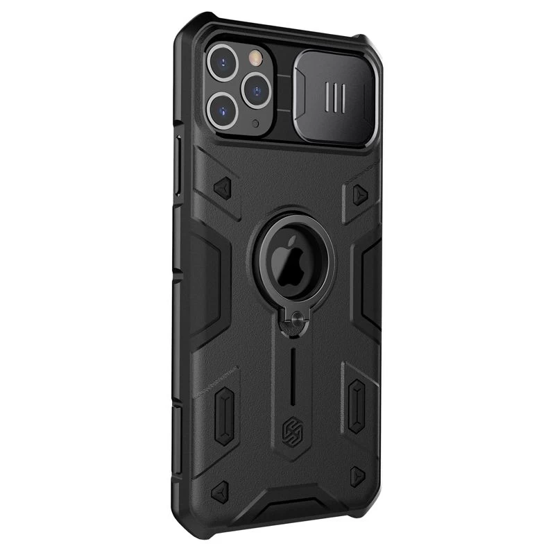 Apple iPhone 11 Pro Max vāciņš melns Nillkin CamShield Armor