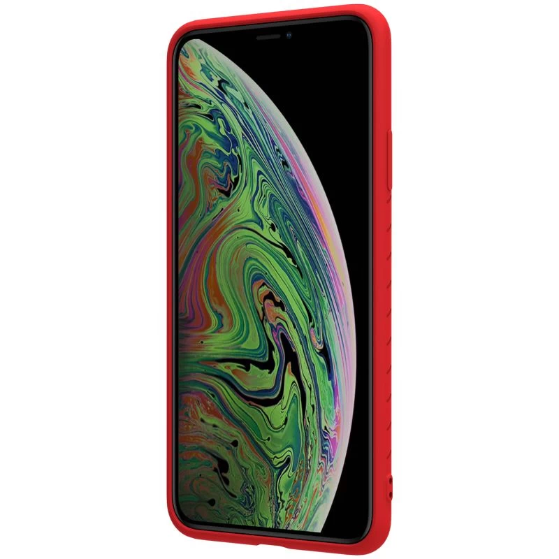 Apple iPhone 11 Pro Max vāciņš sarkans Nillkin Rubber Wrapped