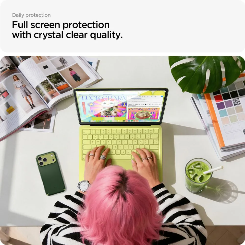 Apple MacBook Datora aizsargstikls  SPIGEN GLAS.TR SLIM FC MACBOOK NEO 13 2026