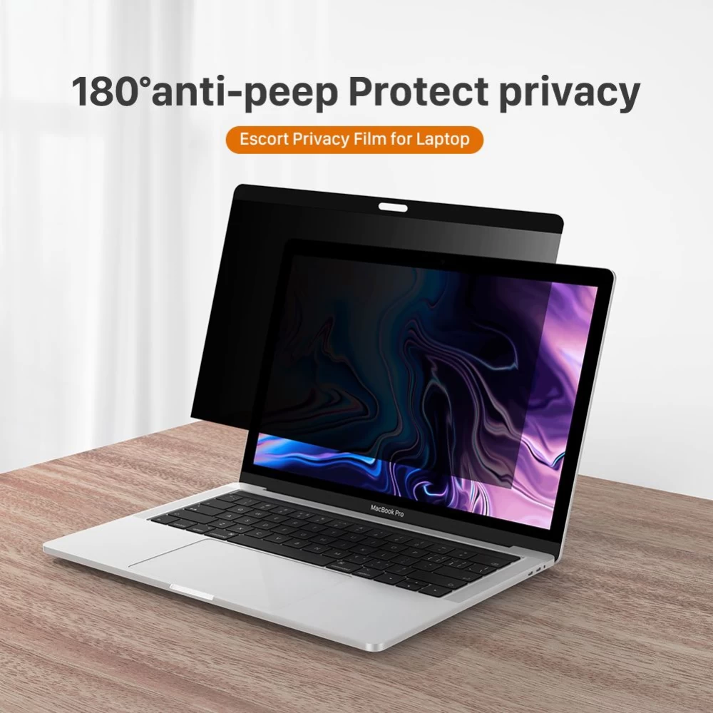 Apple MacBook ekrāna aizsargs melns Nillkin Escort Privacy Film Air 13.3 2019 / Pro