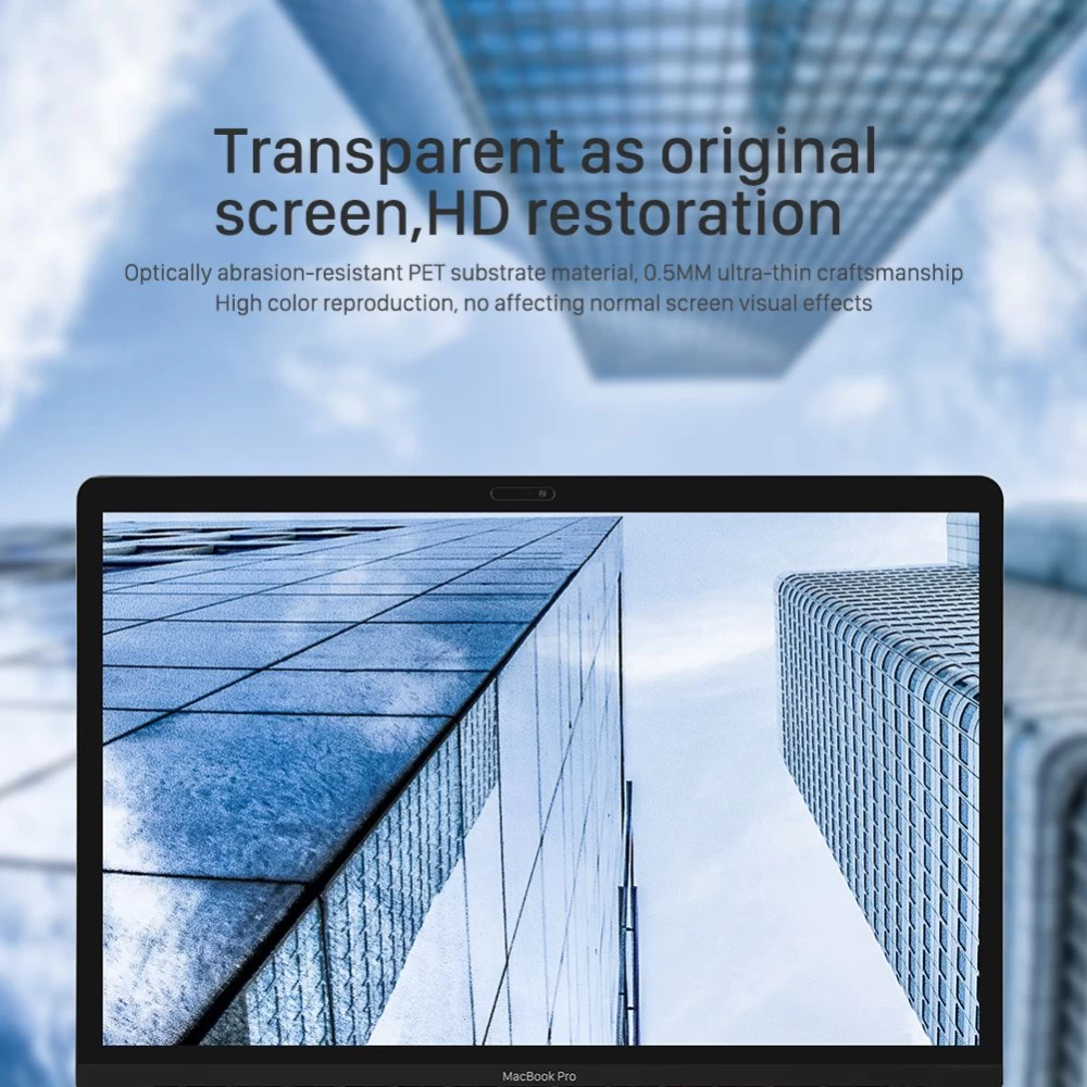 Apple MacBook ekrāna aizsargs melns Nillkin Escort Privacy Film Air 13.3 2019 / Pro