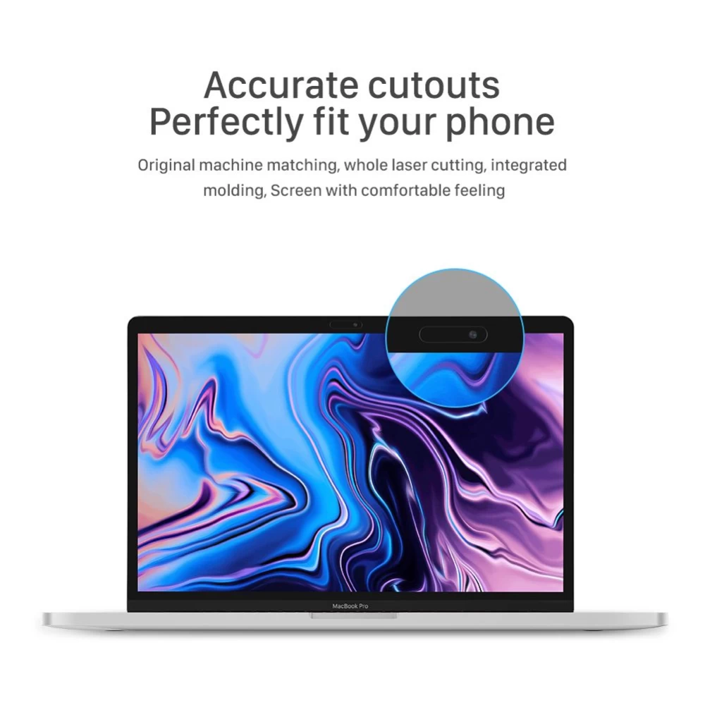Apple MacBook ekrāna aizsargs melns Nillkin Escort Privacy Film Air 13.3 2019 / Pro