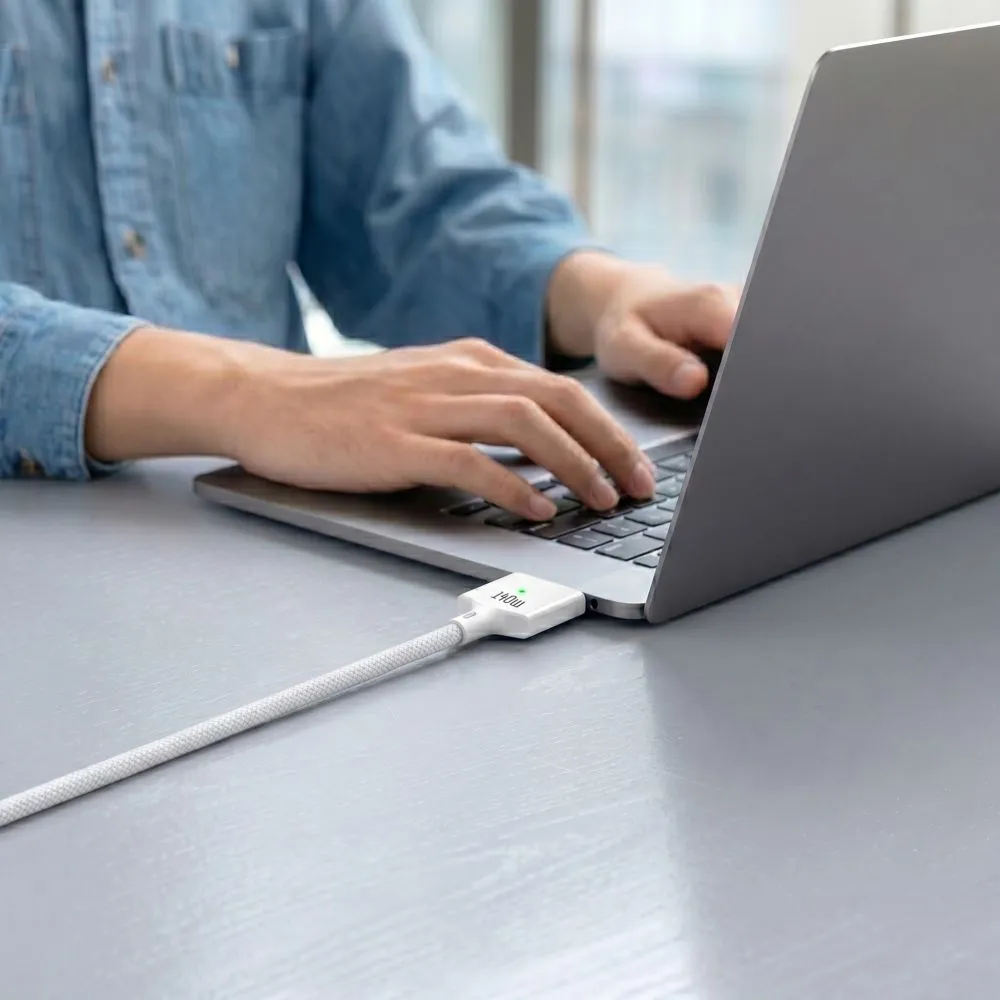 Apple MacBook TECH-PROTECT MMC01 ULTRABOOST MAGNETIC MACBOOK CABLE TYPE-C TO MAGSAFE 3 140W 200CM Datora maciņš 