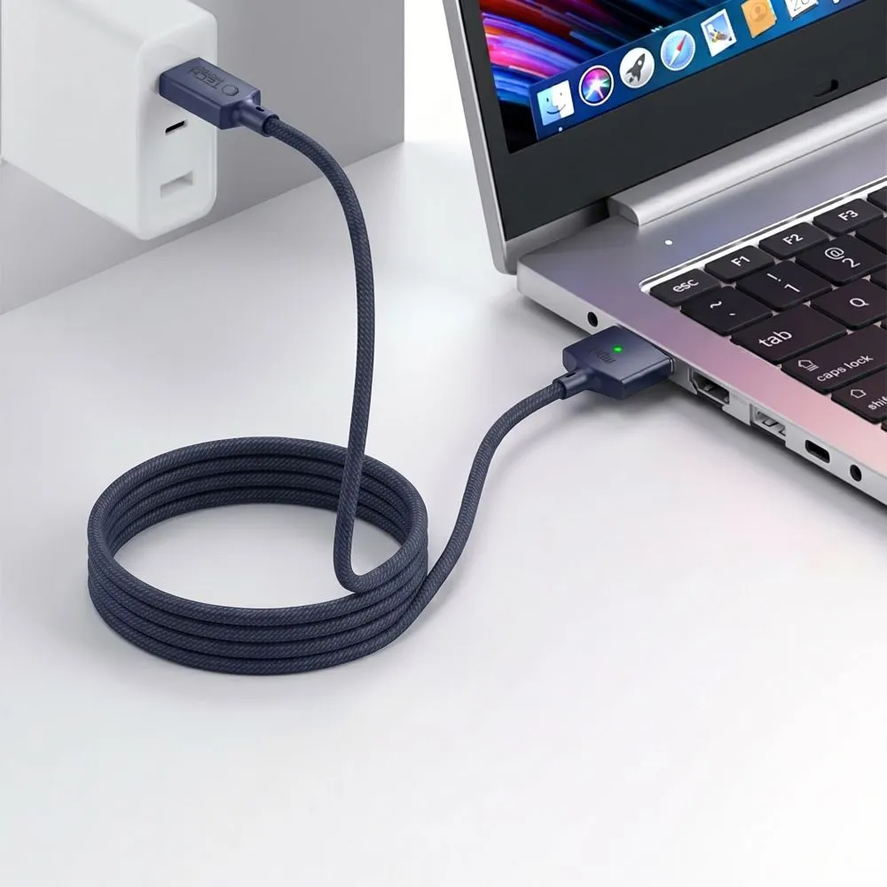 Apple MacBook TECH-PROTECT MMC01 ULTRABOOST MAGNETIC MACBOOK CABLE TYPE-C TO MAGSAFE 3 140W 200CM Datora maciņš 