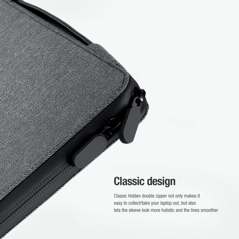 Apple MacBook Laptopfodral svart Nillkin MultiFunctional Laptop Sleeve 14
