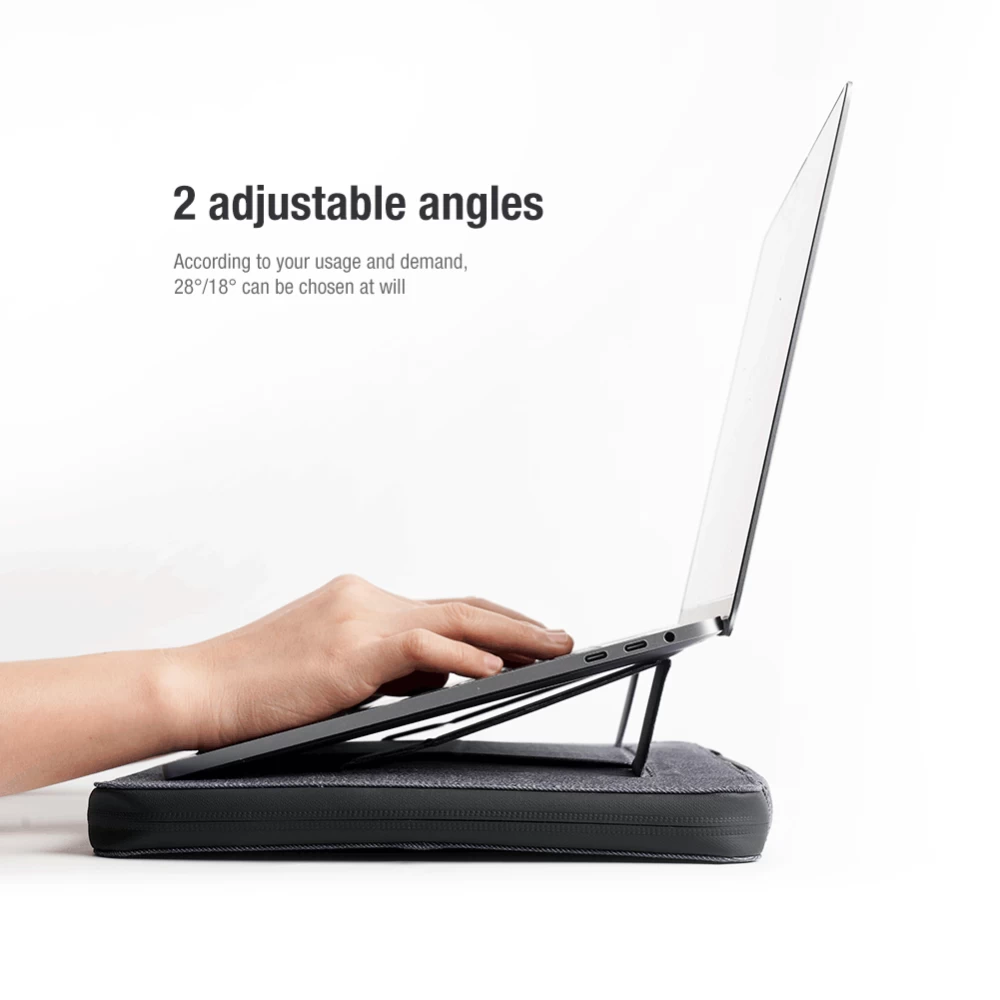 Apple MacBook Laptopfodral svart Nillkin MultiFunctional Laptop Sleeve 16