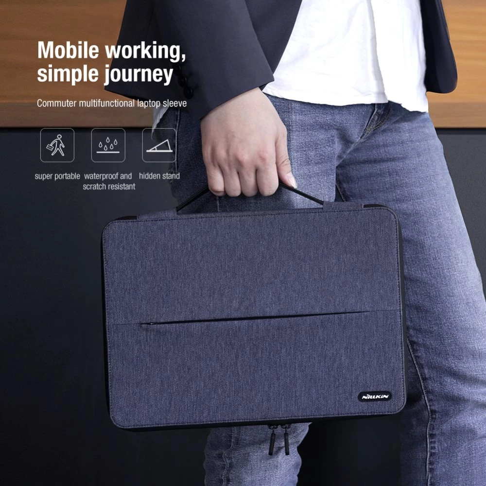 Apple MacBook Laptopfodral blå Nillkin MultiFunctional Laptop Sleeve 14