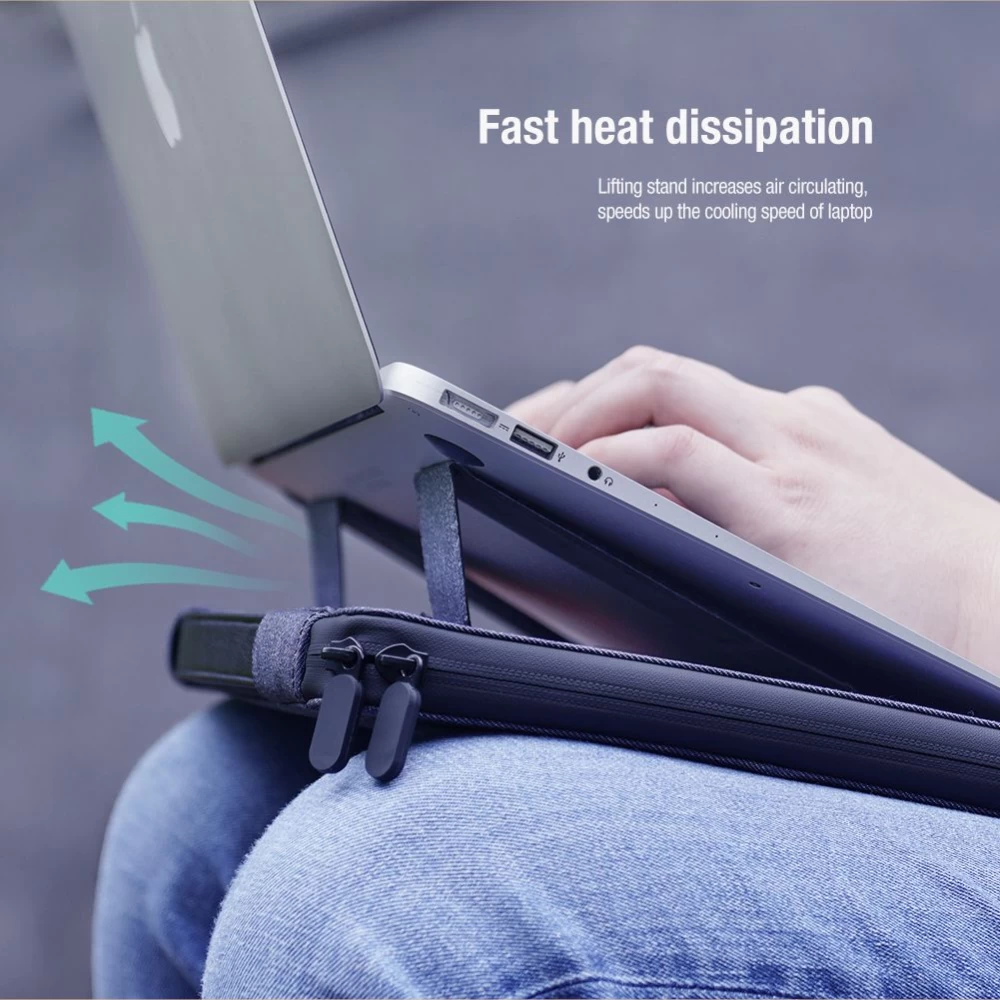 Apple MacBook Laptopfodral blå Nillkin MultiFunctional Laptop Sleeve 14