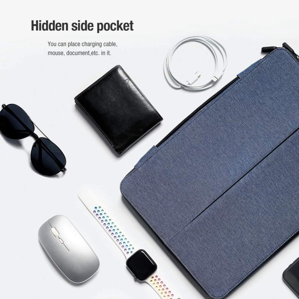 Apple MacBook Laptopfodral blå Nillkin MultiFunctional Laptop Sleeve 14