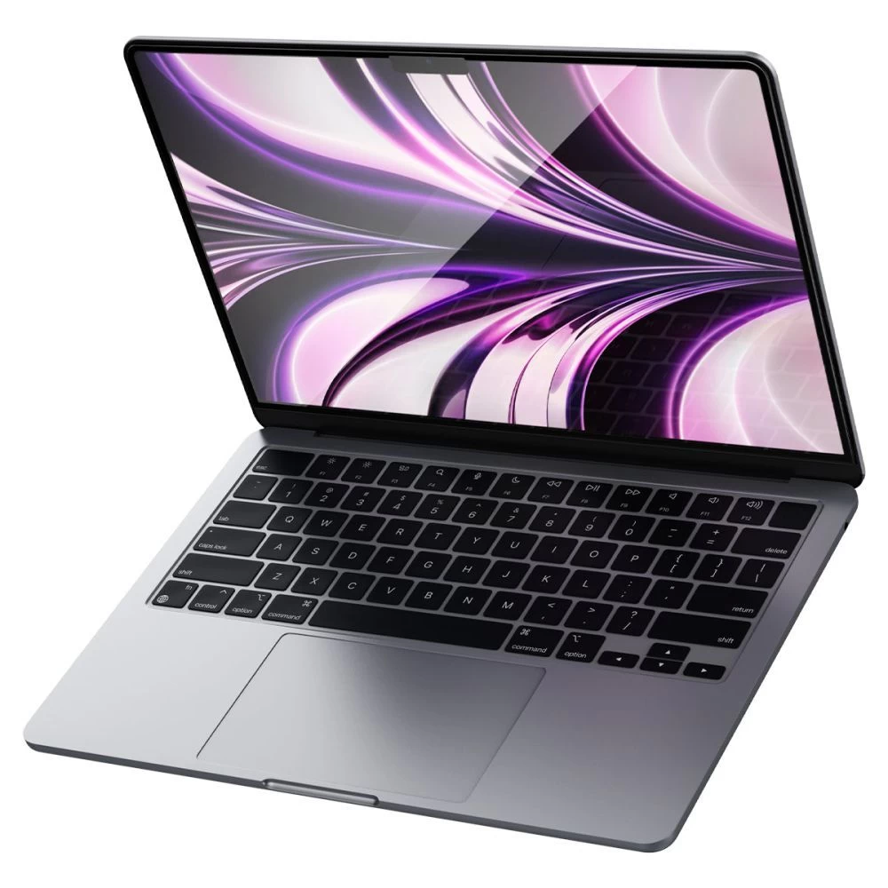 Apple MacBook skal, fodral  SPIGEN GLASS FC Macbook Air 13 (2022)