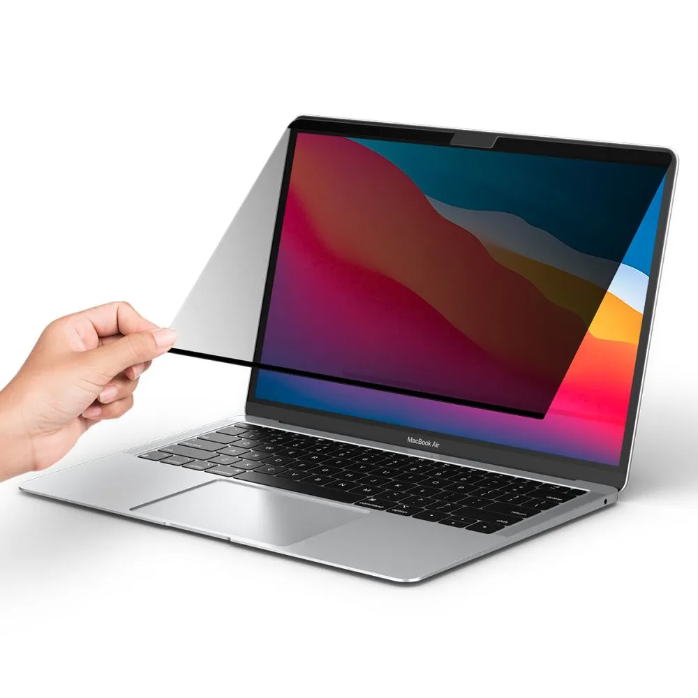 Apple MacBook Datora aizsargstikls  SPIGEN SAFE VIEW PRIVACY Macbook Air 13 M2 / M3 M4 (2023-2025)