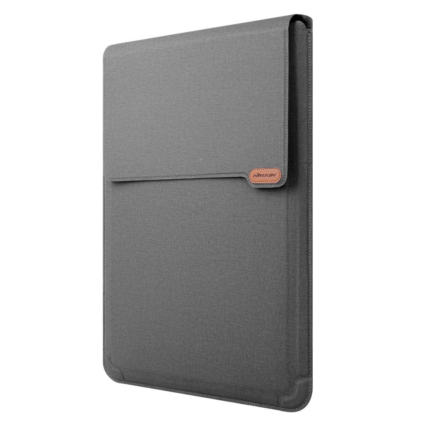 Apple MacBook Laptopfodral grå Nillkin Versatile Plus Laptop Sleeve Macbook 15.6-16.1 (Vegan Leather)