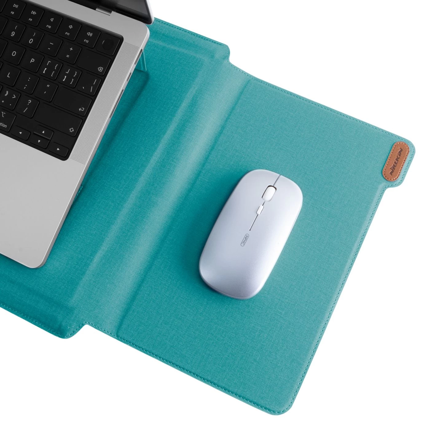 Apple MacBook Datora maciņš zaļš Nillkin Versatile Plus Laptop Sleeve Macbook 15.6-16.1 (Vegan Leather)